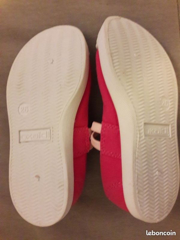 Ballerine /chausson toile fille T 26 NEUFS (image 2)