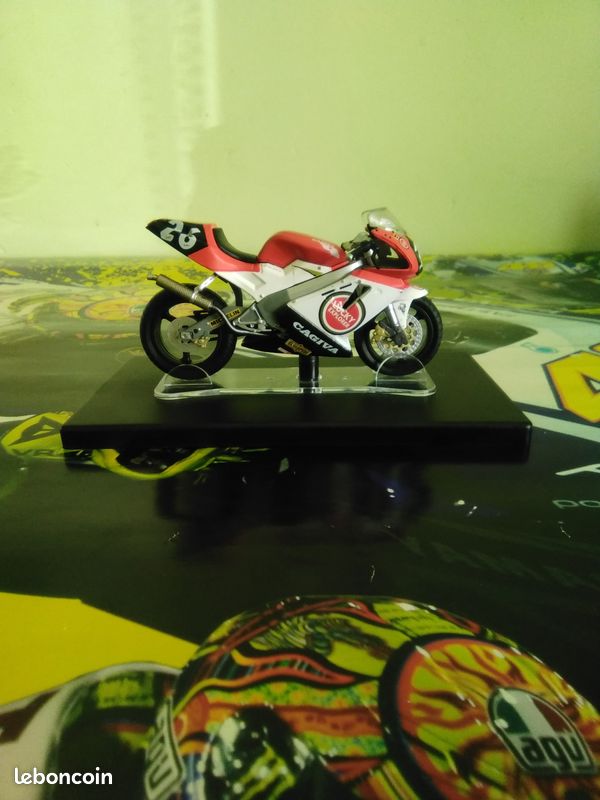Miniature Moto Cagiva Mito Sport 1994 De Valentino Rossi Au 1/18 - Altaya - Neuf