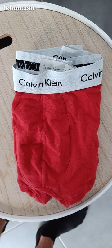 Boxer rouge Calvin Klein (image 2)