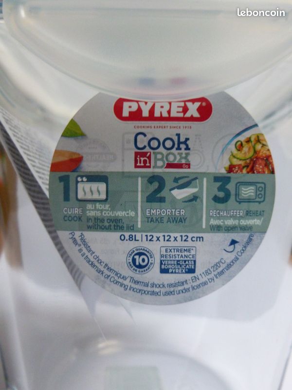 Plat Pasta box Pyrex 0.8 L (image 2)