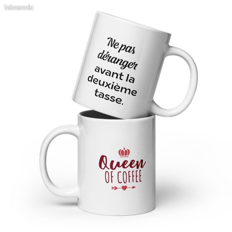 Tasse à Café "Chère Femme Merci" - Cadeau Drôle Pour Femme, Céramique Blanche, Motif Animaux, Neuve