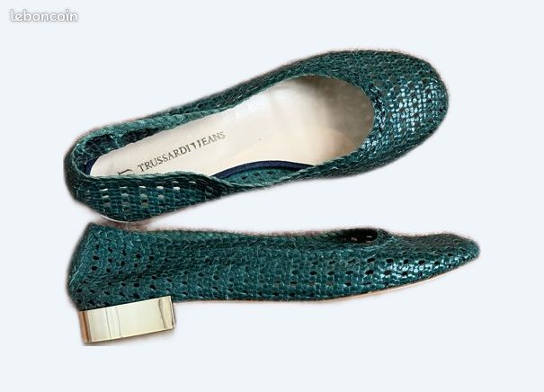 Ballerines tressées trussardi jeans taille 38 Chaussures