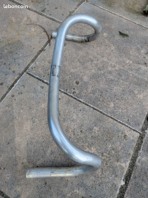Guidon acier chromé Enduro haut 120mm