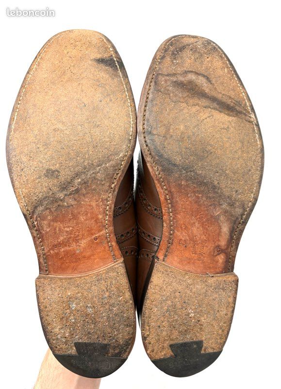 Chaps Vintage Chap-parel - Marron Clair Craquelé - Taille 6 (?)