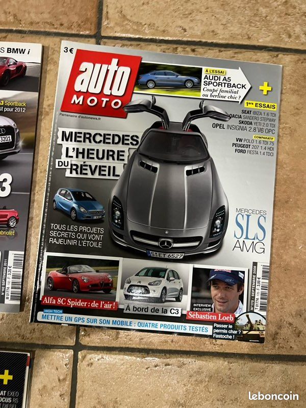 Magazine auto moto revue 3//piece Numéro 170 (2009) Mercedes l’heure du réveil Alpha 8C Spider C3 Sebastien Loeb Seat Ibiza 1.6 TDI Dacia Sandero Stepway Skoda yéti 2.0 TDI Opel insignia 2.8 V6 O (image 4)