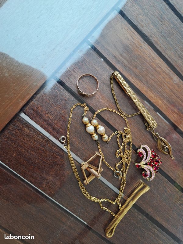 Lot De Bijoux Fantaisie Vintage - Parfait Pour Collectionneurs Ou Créations Uniques