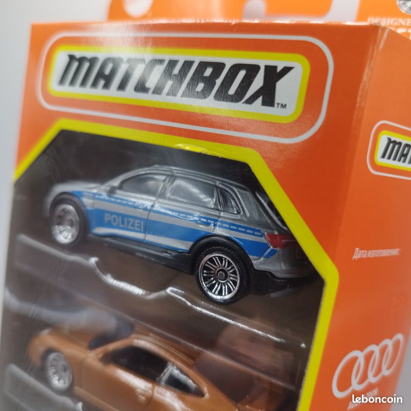 Matchbox 1/64 Pack 5 Voitures - Autobahn Express V - Porsche 911 GT3 - Fiat 500 - Neuf (image 16)