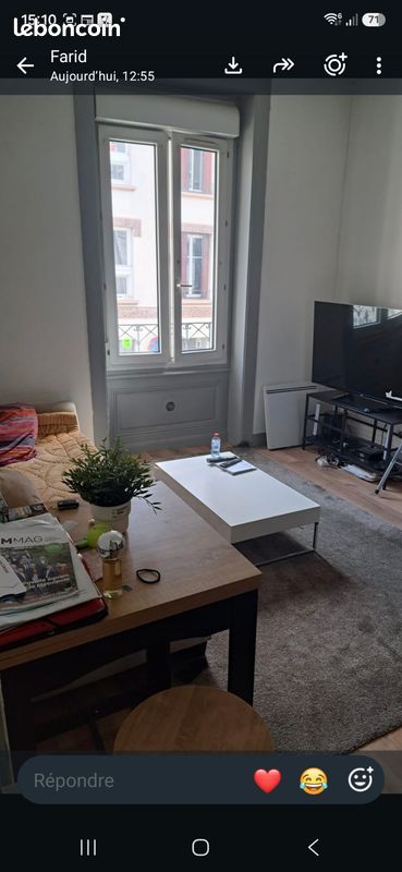Appartement 3 pièces 50 m² · à Saint-Étienne · 50 m² · 450 €