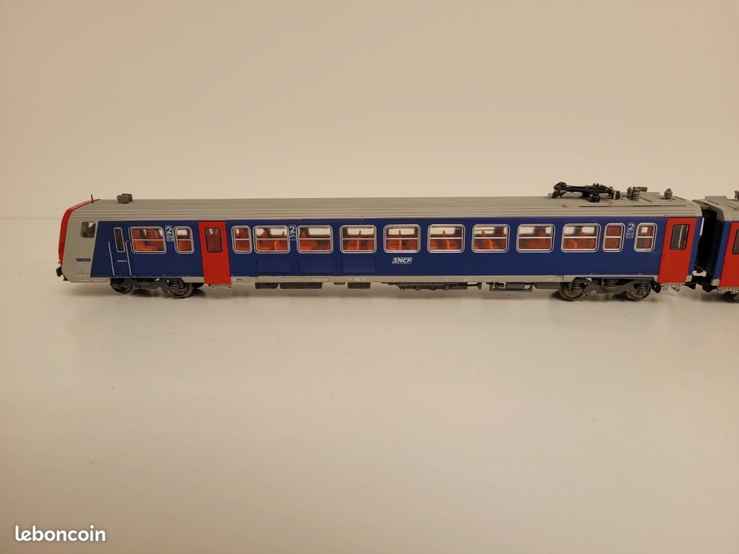 Train wagon N°8622 automotrice Z2 Jouef Ho (image 8)