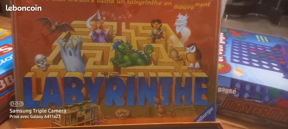 Jeu De Société Labyrinthe En Bois - Puzzle Labyrinthe Éducatif Pour Enfants, Adolescents Et Adultes