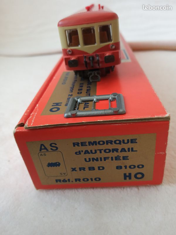 REE MODELES VB-444 Autorail Remorque Unifiée Decauville XR ABD 7487