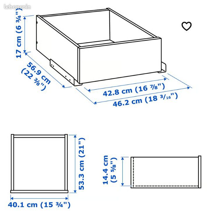 Tiroir Ikea (image 2)