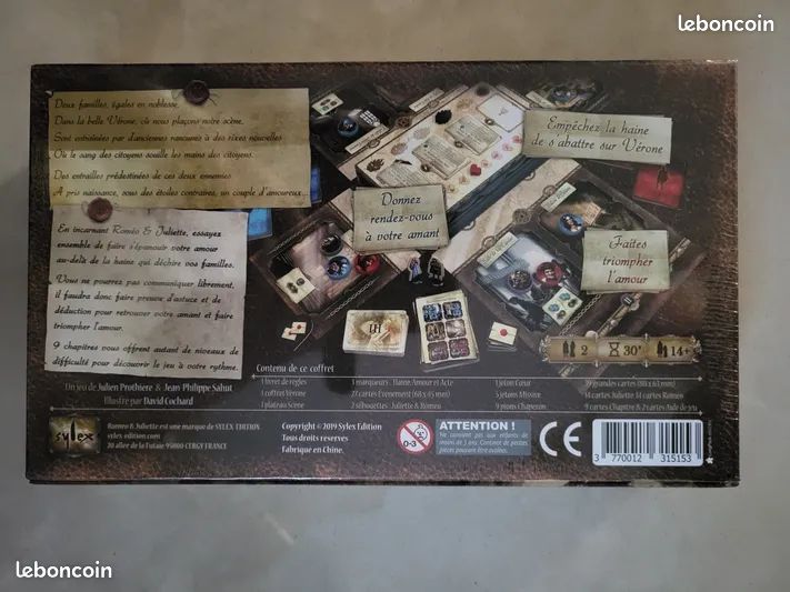 Roméo et Juliette jeu neuf sous blister (image 2)