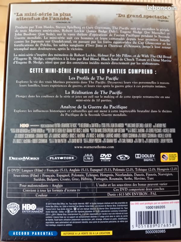 Coffret dvd Thé Pacific (image 2)