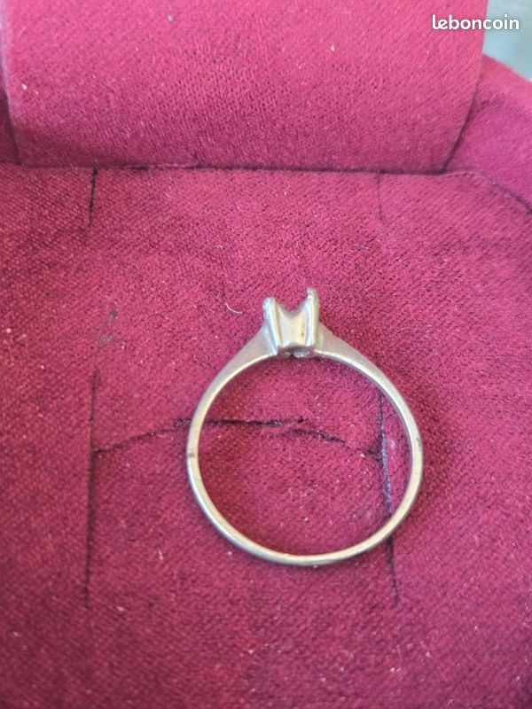 Bague En Argent 925 - Taille 55 - Poids 3.02 Grammes - Occasion Avec Poinçons - Modèle Simple