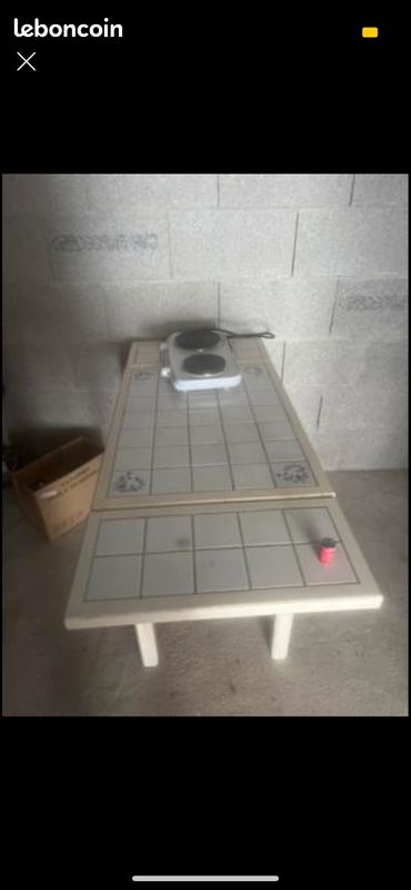 Lots de 4 chaises et table de cuisine (image 2)