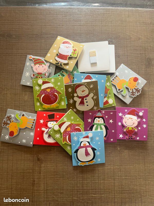 Lot de petites cartes creative (image 1)