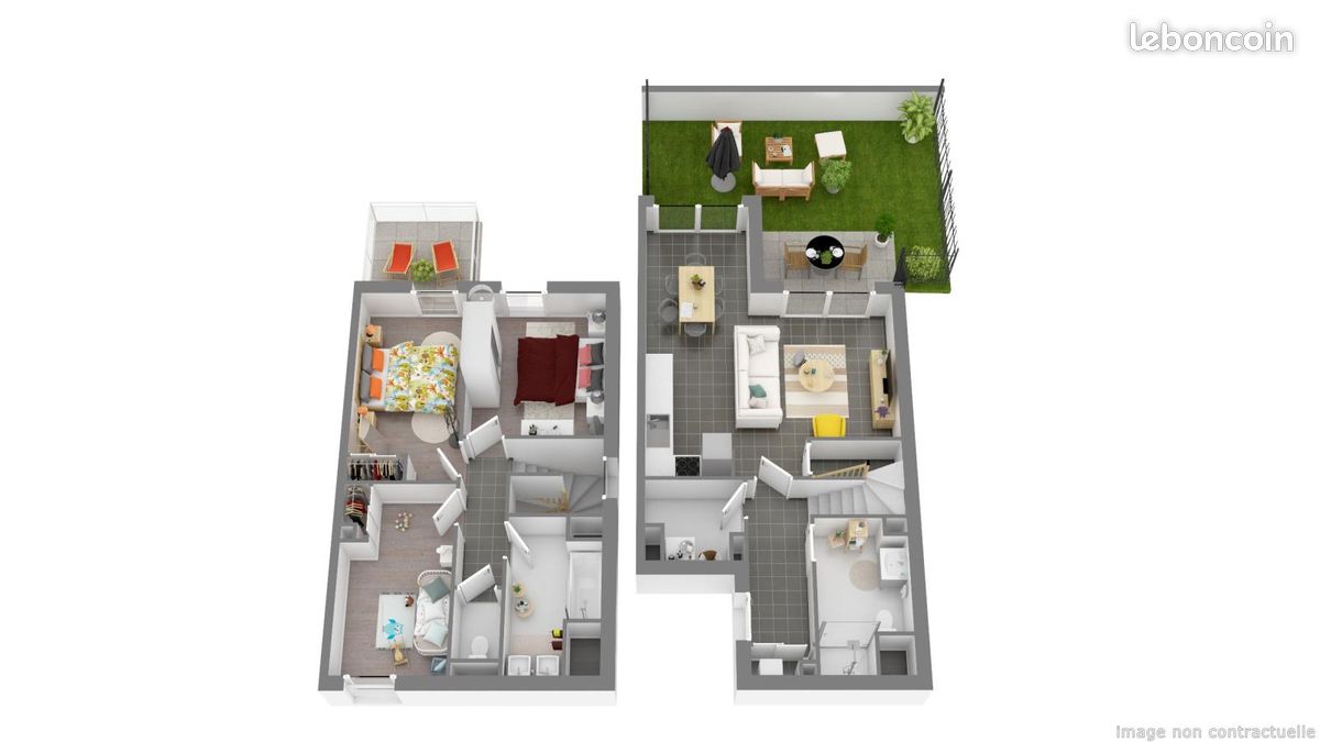 Appartement 4 pièces 84 m² · à Maromme · 84 m² · 890 €/mois
