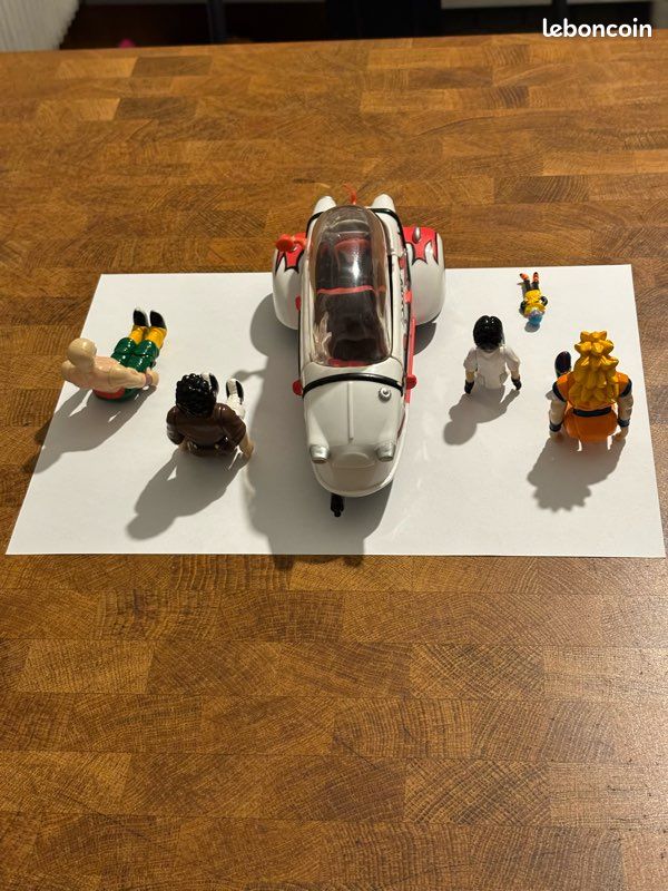 Voiture Dr Satan Dragon Ball Z + 2 Figurines - Loose, Occasion | Jouet Collection DBZ