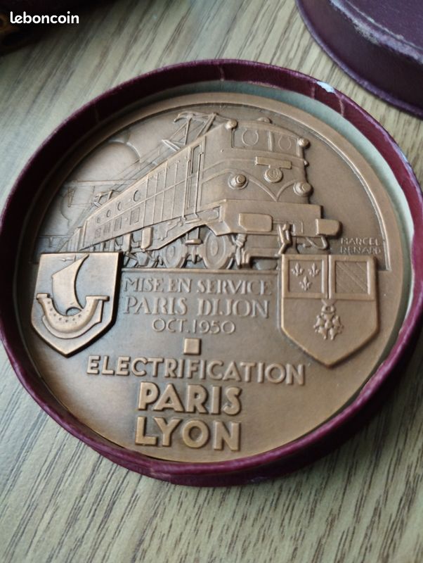 Médaille D'Honneur Du Travail 1938 - Chemins De Fer SNCF - Train - Roty