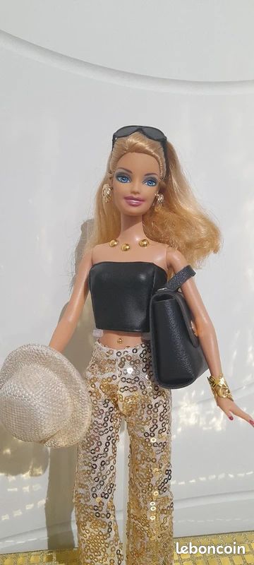 2 Tenue Fleurs pour Barbie OOAK Sans la poupée , NO Doll