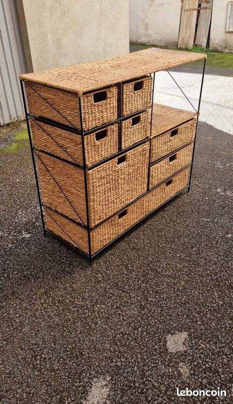 Meuble en racines de jacinthes (image 1)