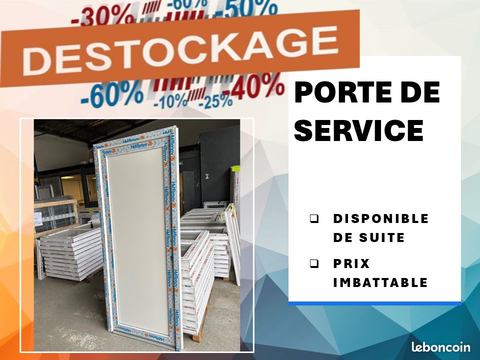 Porte de service avec remise (image 5)