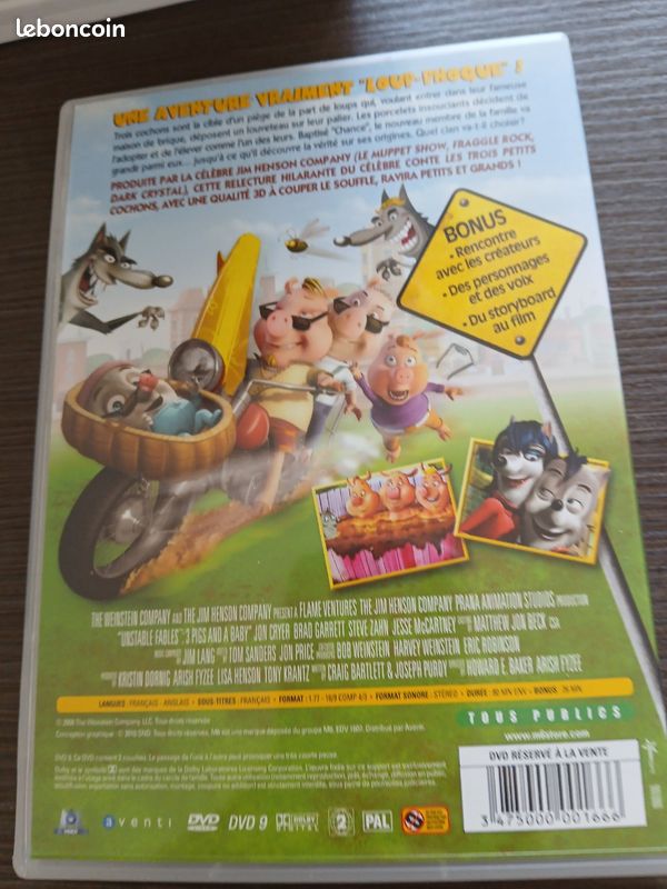 Lot de 5 DVD dessin animé (image 8)