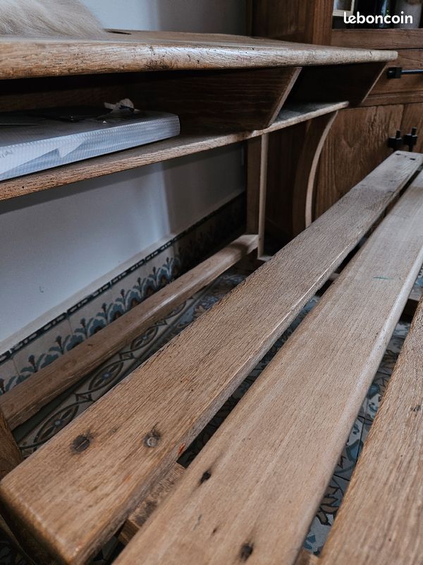 Bureau écolier en bois (image 3)