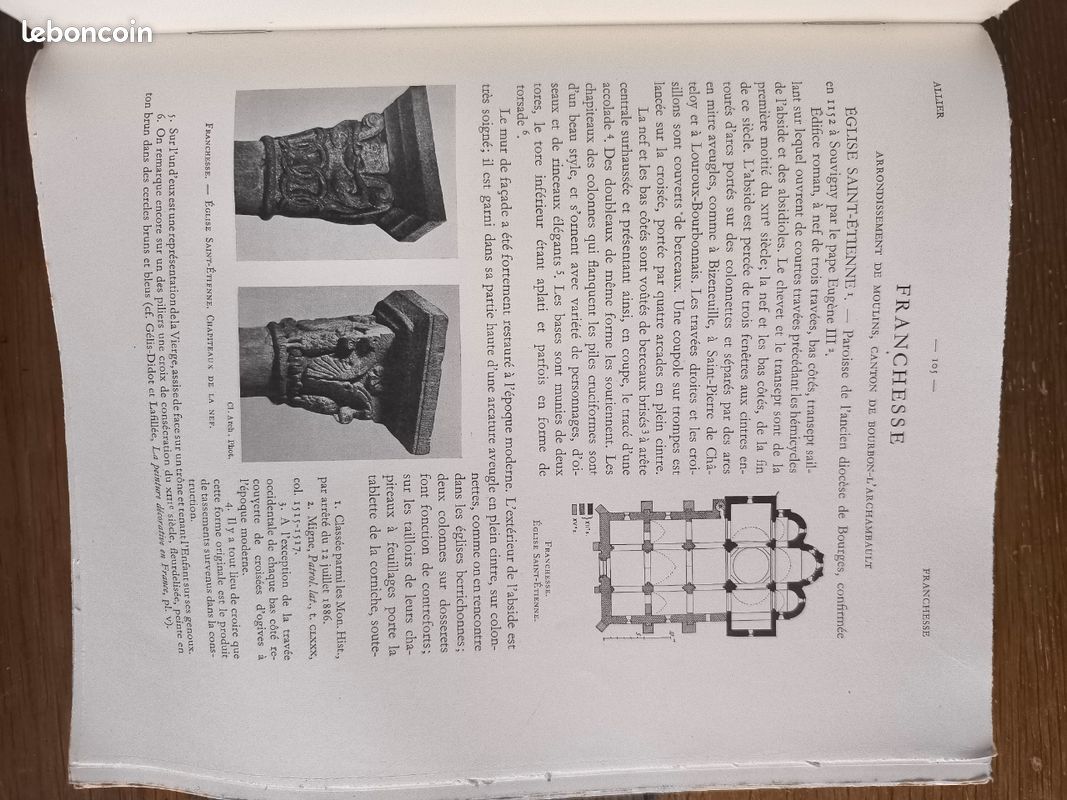Livre "Les Églises de France : ALLIER" - Éditions Letouzey et Ané (image 2)