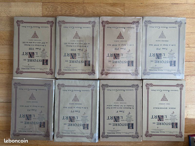 Histoire de l'Art (8 volumes / tomes) - André Michel (Librairie Armand Colin) (image 1)