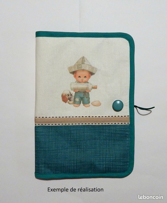 Kit + tuto couture housse carnet de santé (D) (image 9)
