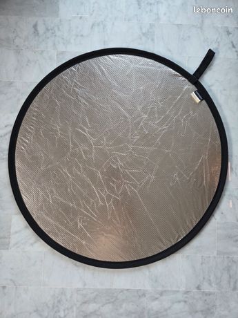 Réflecteur pliable 2-en-1 BRESSER BR-TR5 or/argent 110cm rond