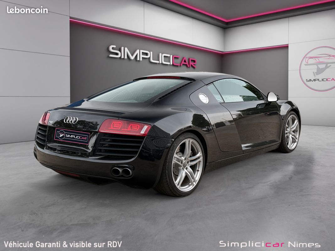AUDI R8 V8 4.2 FSI QUATTRO 420 R-TRONIC 420Ch - Bang Olufsen - Sièges éléctrique/chauffants - Magnetic Ride - Caméra de Recul - GARANTIE 12 MOIS (image 3)