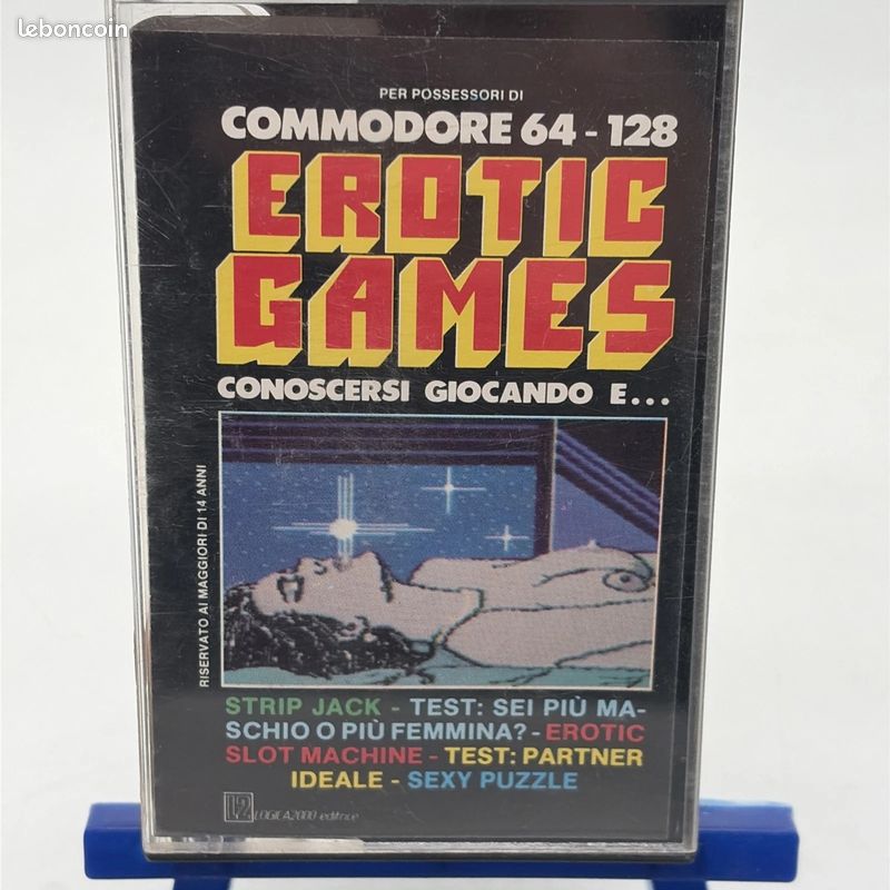 Jeu Commodore 64 – Crossfire Sur Cassette, Vintage Et Testé