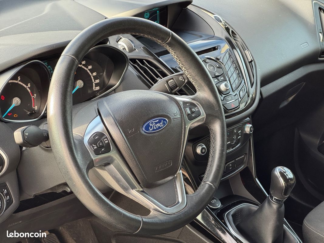 FORD B-MAX 1.0 ECOBOOST 125 Titanium Attelage Suivi Complet Radar AR Bluetooth Garantie 12 mois (image 9)