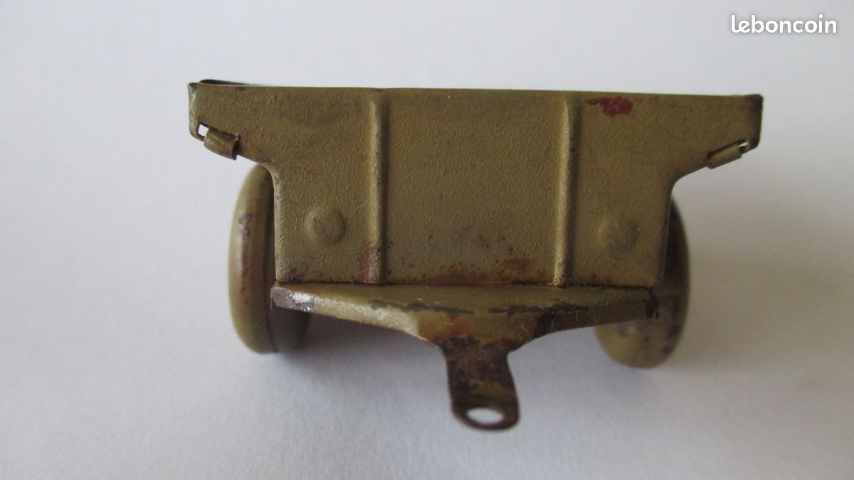 JOUET ANCIEN JEEP TOLE JEAN VINOT 5191 1-A LONGUEUR 19