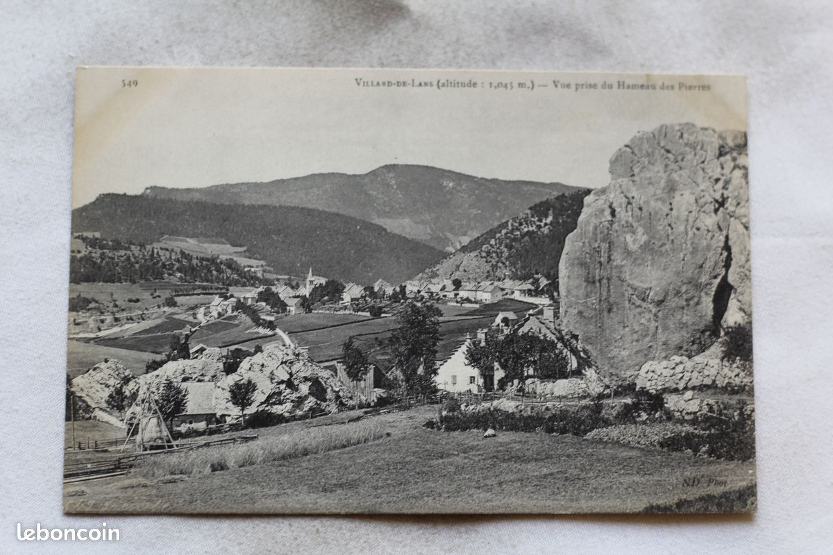 Villard de Lans, vue prise du hameau des Pierres, Isère 38, carte postale  ancienne cpa - Collection