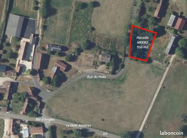 Terrain constructible à vendre