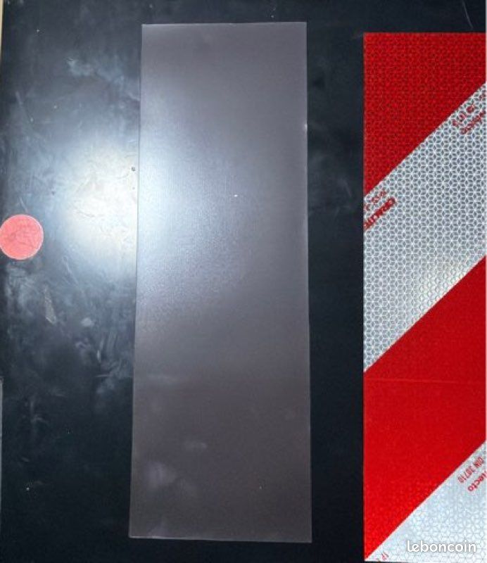 2 réflecteurs d'avertissement magnétique 141 x 433 mm (image 2)