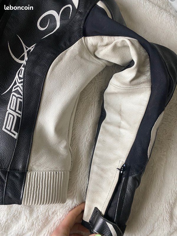 Veste de Moto femme en cuir - Taille XS/S (image 5)