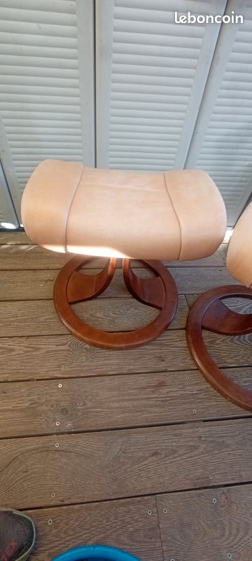 Repose pieds cuir (image 2)