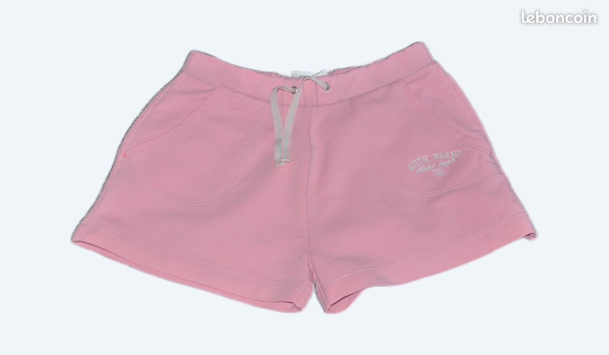 10 ans fille short rose coton OKAIDI (vero68) (image 1)