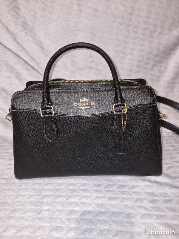 Sac à main "Coach" en cuir (image 1)