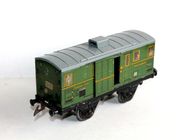 HORNBY ÉCHELLE O VOITURE VOYAGEURS TOLE Lg 25 cm BEL ÉTAT+ BOITE 1954/59