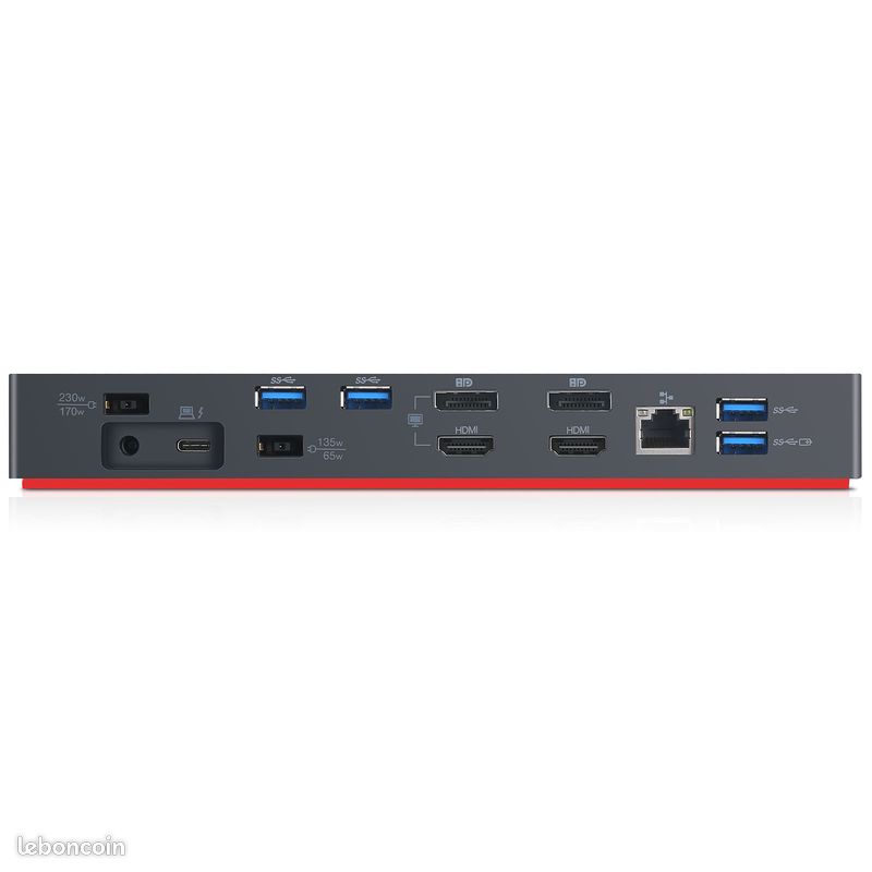 LENOVO ThinkPad Thunderbolt 3 Gen 2 - 40ANY230EU (NEUVE JAMAIS OUVERT) (image 2)