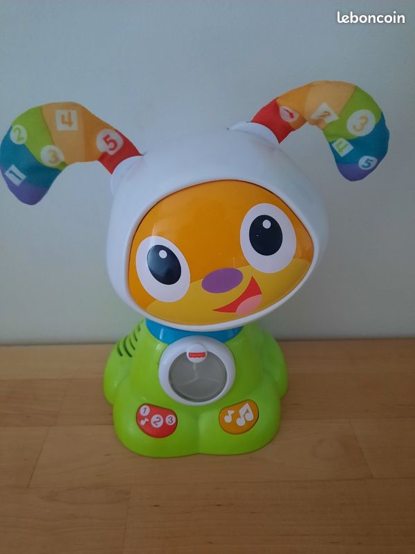 Robot d'apprentissage bébé Fisher Price Bebo le Chien 22 cm (image 1)