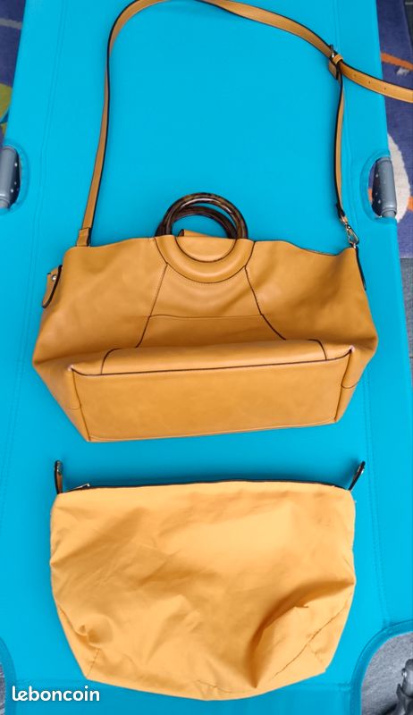 Sac a main jaune moutarde (image 1)