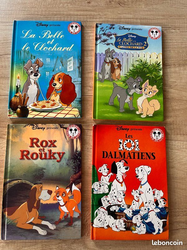 Lot de 4 livres Disney (image 1)