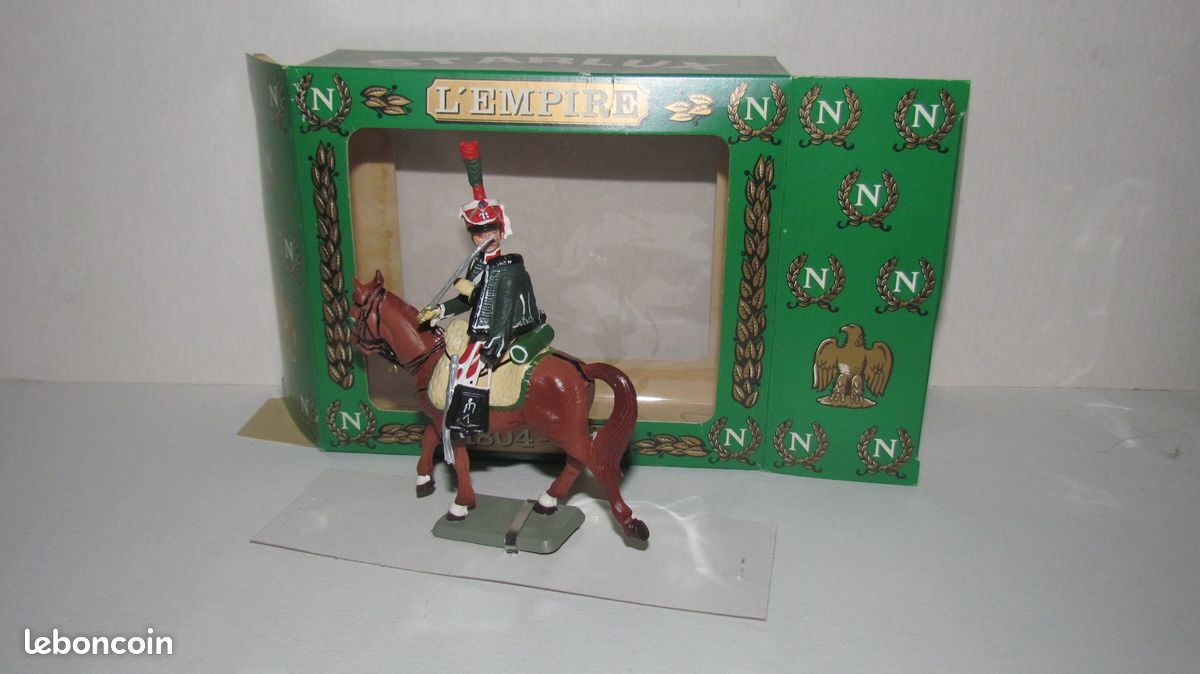 Figurine Starlux - Général Du 1er Empire à Cheval - 1:32 (60mm) - Français - Très Bel État